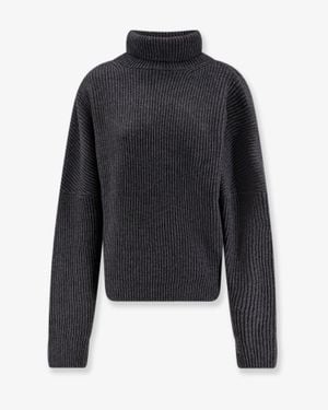 R2W Wool And Cashmere Turtleneck - Black
