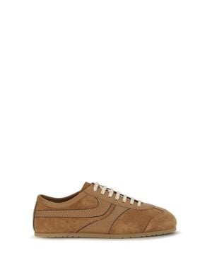 Dries Van Noten Suede Trainers - Brown