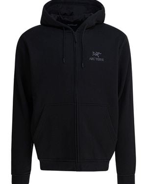 Arc'teryx Emblem Fz Hoodie - Blue