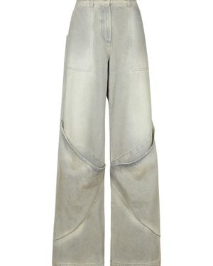 The Attico Cotton Jeans - Grey