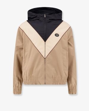 Valentino Jacket With Vlogo Signature Patch - Blue
