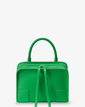 Loewe Amazona 180 Leather Handbag - Green