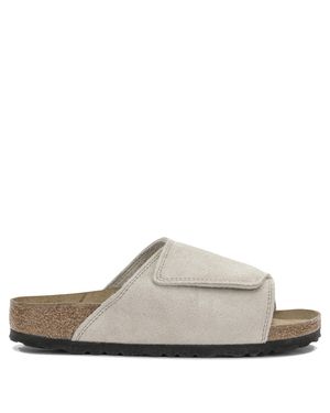 Birkenstock Solana Low Suede Leather Sandals - White