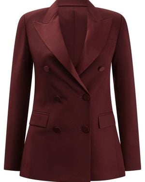 Semler Double Breasted Blazer Jacket - Red