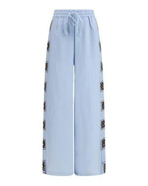 ALÉMAIS Grace Trousers Pale - Blue