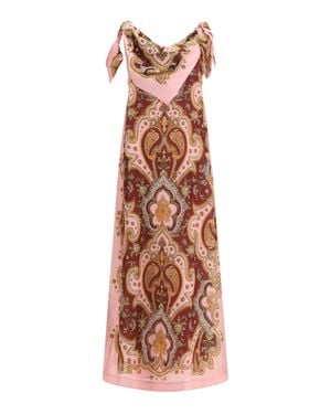 ALÉMAIS Porter Linen-Blend Dress - White