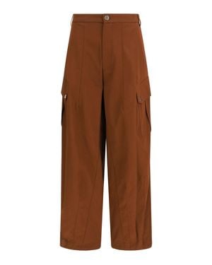 Pinko Trousers Rosalín Cotton - Brown