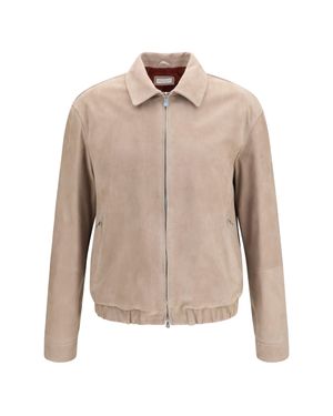 Brunello Cucinelli Elasticated Hem Jacket - Natural