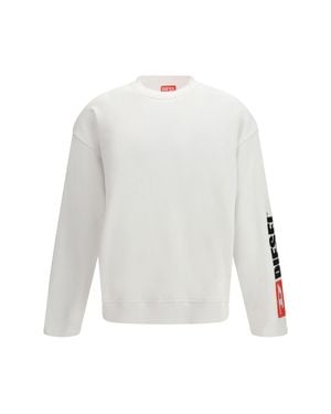 DIESEL Logo Sweatshirt - White