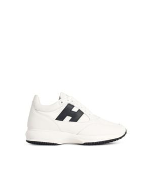 Hogan Interactive' Leather Trainers - White