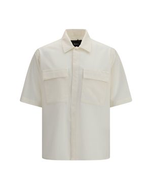 Laminar Oversized Bowling Shirt - White