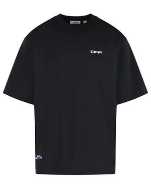 Off-White c/o Virgil Abloh 'Archigeography Arrow' Cotton T-Shirt - Black
