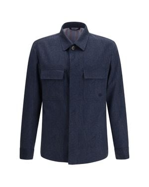 Etro Pure Wool Jacket - Blue