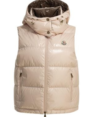 Moncler Niverolle Sleeveless Jacket - Natural