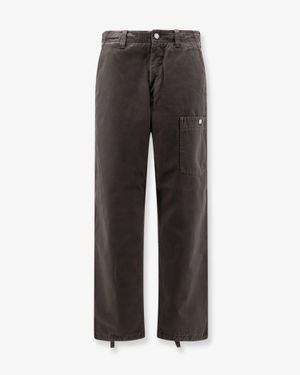 Stone Island Loose Cotton Trousers - Grey