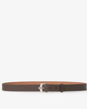Fendi Ff Leather Belt - Brown
