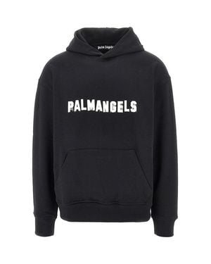 Palm Angels 'Palm Hills' Print Hoodie - Black