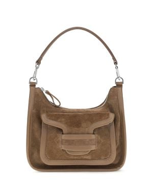 Pierre Hardy Alpha Day Miss Leather Shoulder Bag - Brown