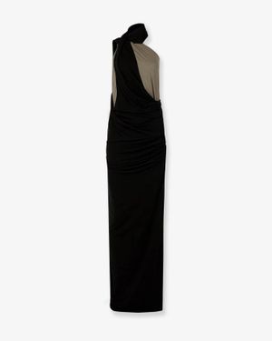 Entire studios Cotton Blend Long Dress - Black