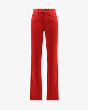 Chloé Cotton Trousers - Red