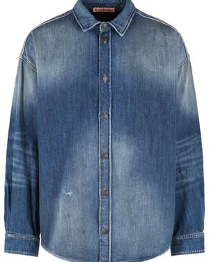 Acne Studios Cotton Shirt - Blue