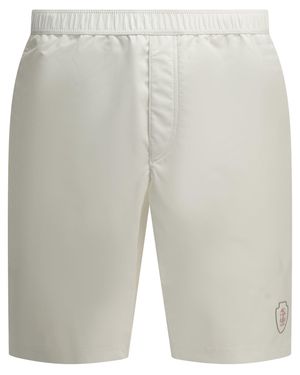 Brunello Cucinelli Logo Shorts - Grey