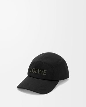 Loewe Baseball Hat With Logo - Black