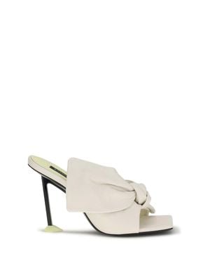Givenchy Boudoir Heeled Mules - White