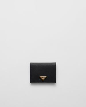 Prada Saffiano Leather Wallet - White