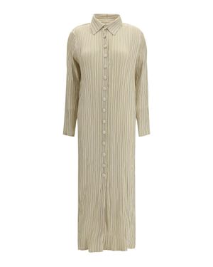 GONGDID DESIGN Dress Long Wave - Natural