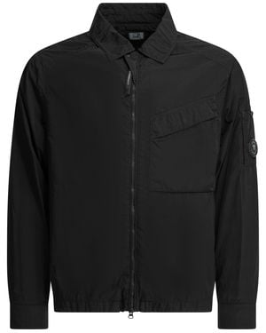 C.P. Company Chrome-R Overshirt Jacket - Black