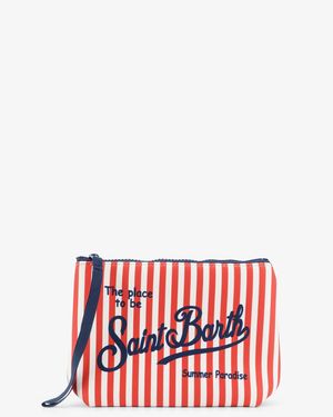 MC2 Saint Barth Aline Scuba Clutch - Red