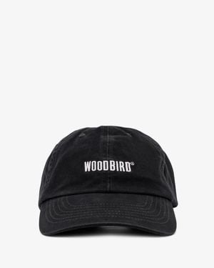 Woodbird Core Twill Cotton Baseball Hat - Black