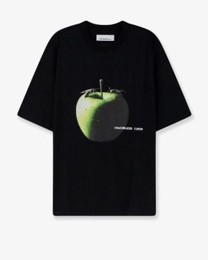 Oamc Peacemaker T-Shirt With Apple Print - Black
