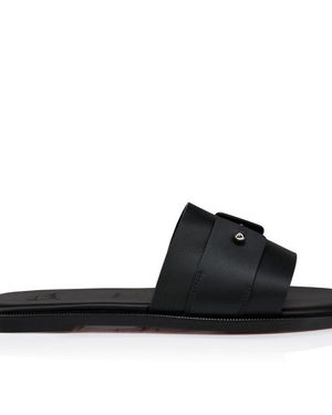 Christian Louboutin "Chambelimuly" Mules Flat - Black