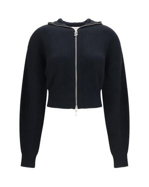 Max Mara Balco Ribbed Cardigan - Blue