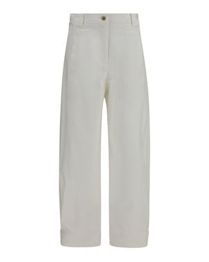 Max Mara Adorni Cropped Pants Vela - Gray