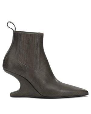 Rick Owens Cantilever 80Mm Pull-On Ankle Boots - Black
