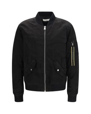 Fendi Nylon Bomber Jacket Nero - Black