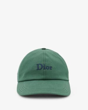 Dior Cotton Baseball Hat - Green