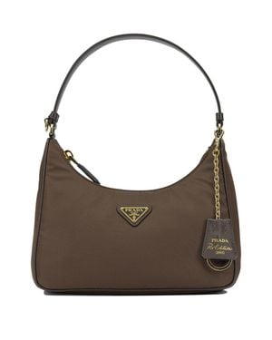 Prada Re-Edition 2005 Small Shoulder Bag - Brown