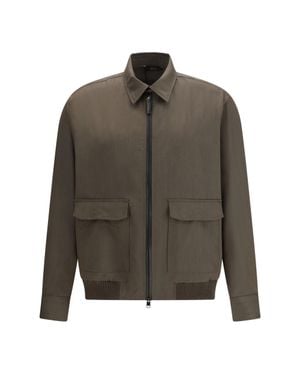 Brioni Jacket Wool - Gray