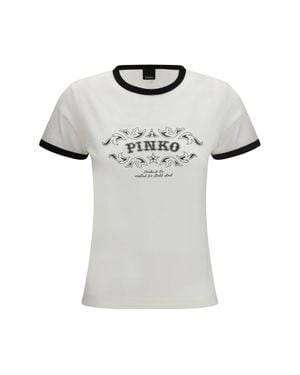 Pinko Imperia T-Shirt Bianco/Nero - White