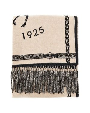 Fendi 'Selleria' Wool And Cashmere Scarf - Multicolour