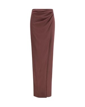 ANDAMANE Phoebe Midi Skirt - Purple