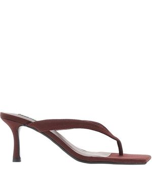 Senso 'Elvie' Heeled Thong Slides - Brown