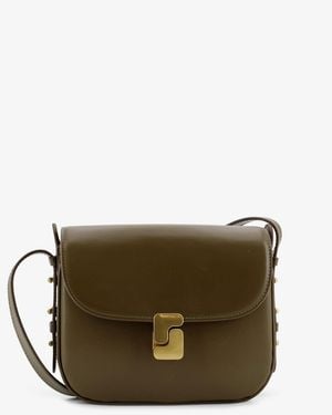 Soeur Bellissima Mini Leather Crossbody Bag - Brown