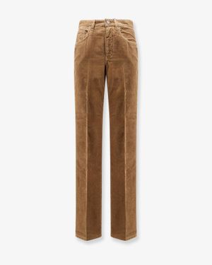 Saint Laurent Clyde Corduroy Trousers - Natural