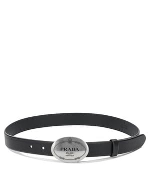 Prada Leather Belt - Black