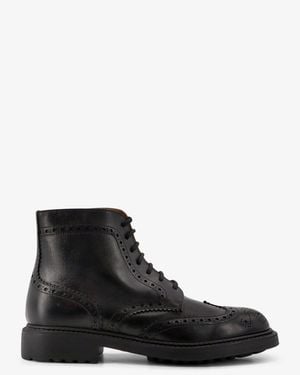 Doucal's Triumph Leather Ankle Boots - Black